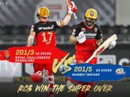 RCB wins Super Over thriller over Mumbai Indians