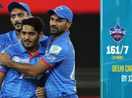 Delhi Capitals beat Rajasthan Royals by 13 runs