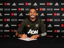 Alex telles signs new four year deal with Manchester United