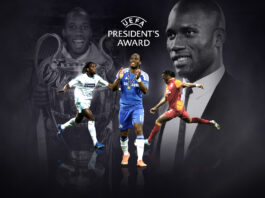 Drogba wins UEFA President Award for 2019-20 season