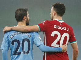 Manchester City and Liverpool share 1-1 draw