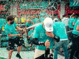 Mercedes Celebrates F1 title