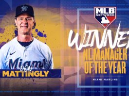 Don Mattingly wins NL Manager of the year