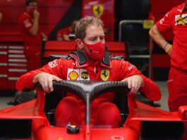 Sebastian Vettel during Bahrain GP