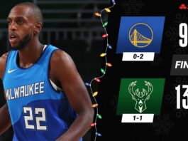 NBA Christmas Day : Warriors 99 - Bucks 138