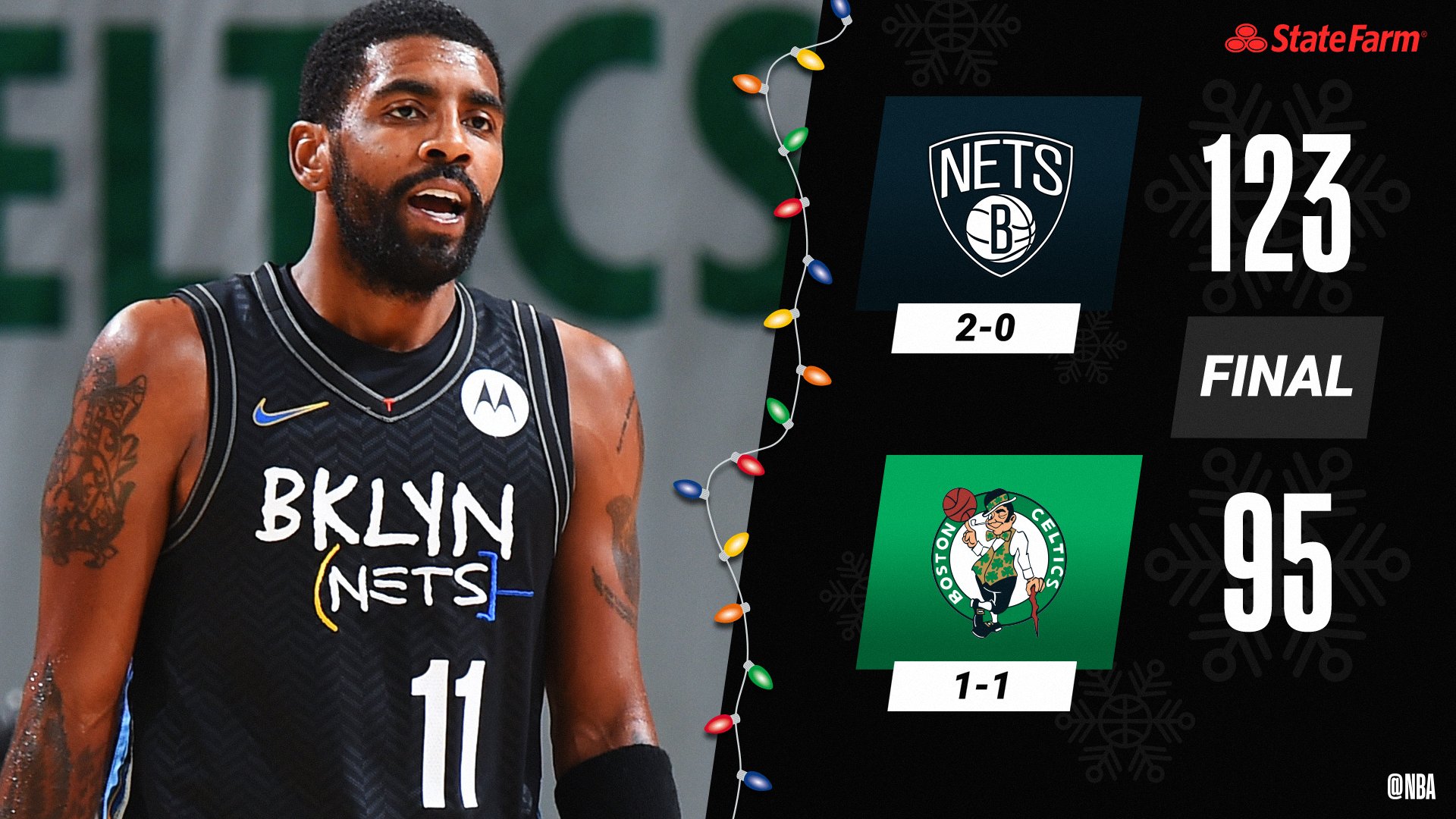 Kyrie Irving and Nets beat Celtics