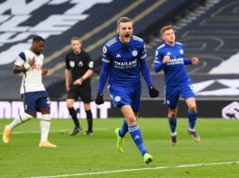 Leicester City beat Tottenham to reach second in the league table
