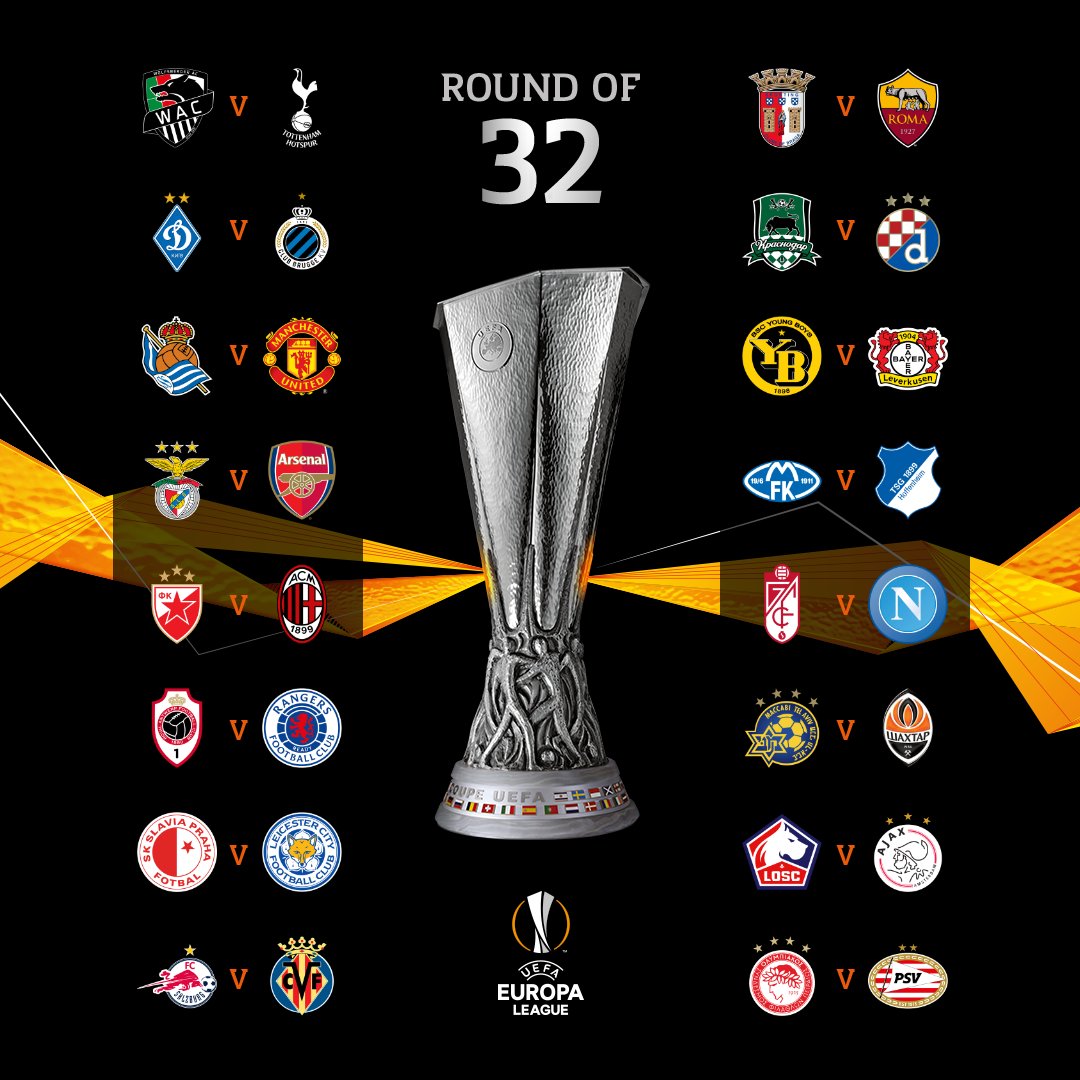 UEFA Europa League Round of 32 draw