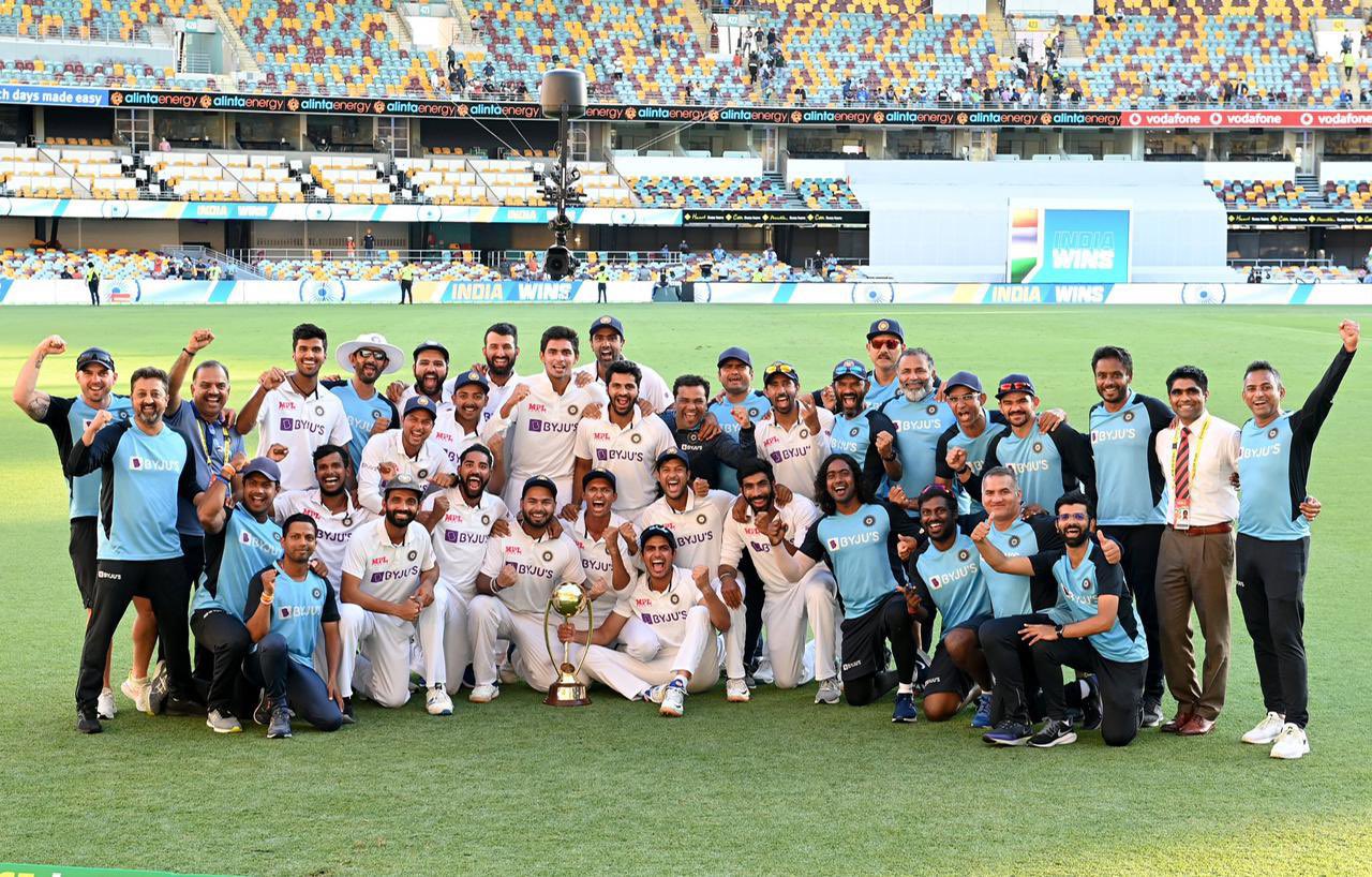 Team India wins Border-Gavaskar Trophy after defeating Australia 2-1 in 4 game test series