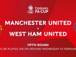Manchester United will host West Ham in fifth round