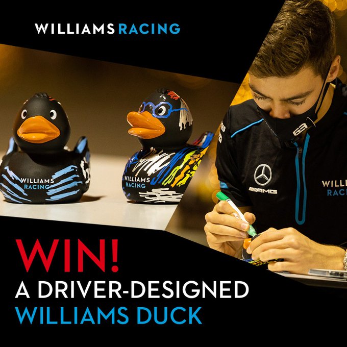 F1 : Enter to WIN A DRIVER-DESIGNED WILLIAMS RUBBER DUCK!