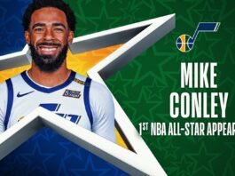 Mike Conley replaces injured Devin Booker in the 2021 All-Star Game