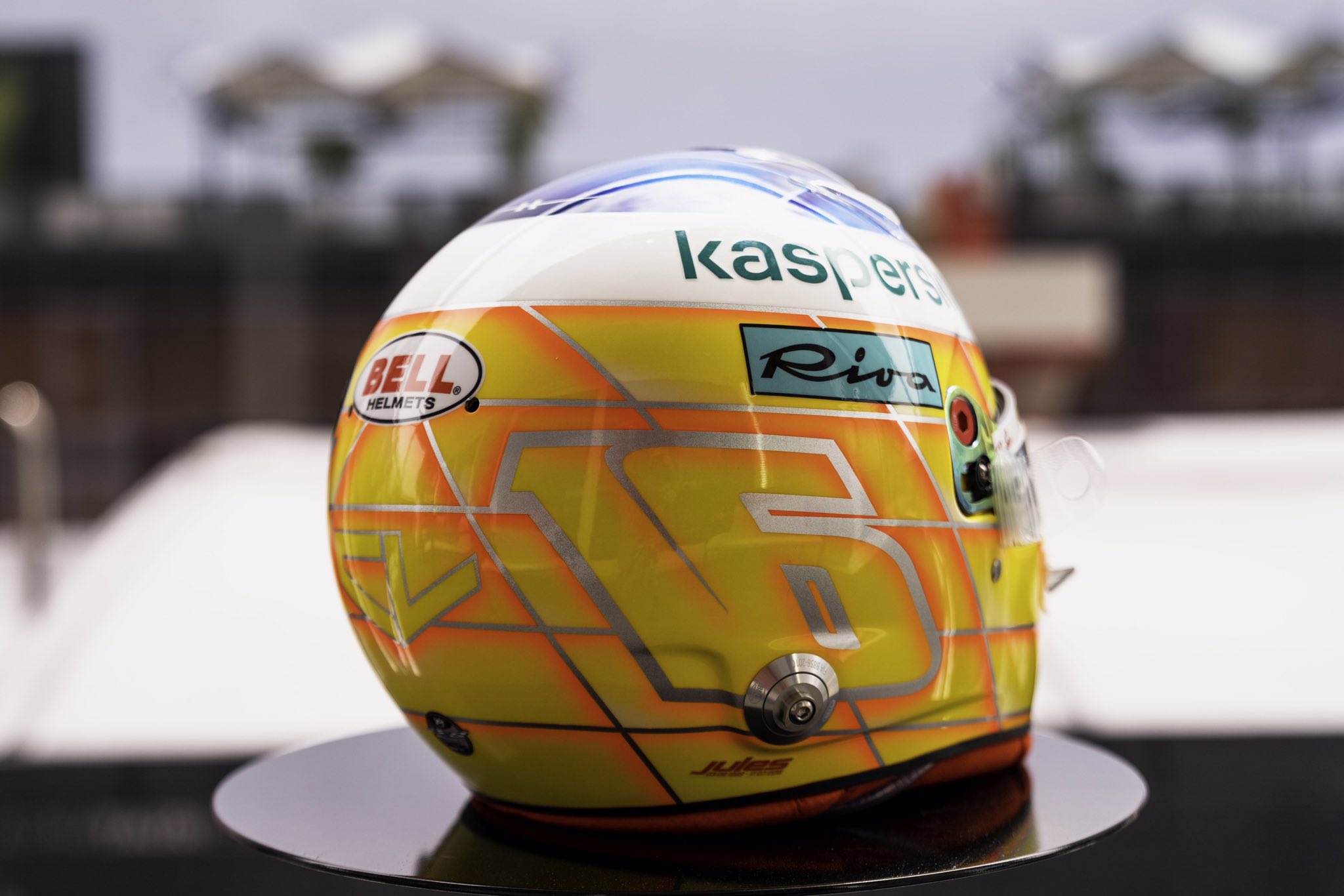 Charles Leclerc New Helmet design for French GP