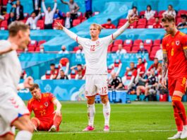 Denmark eliminates Wales