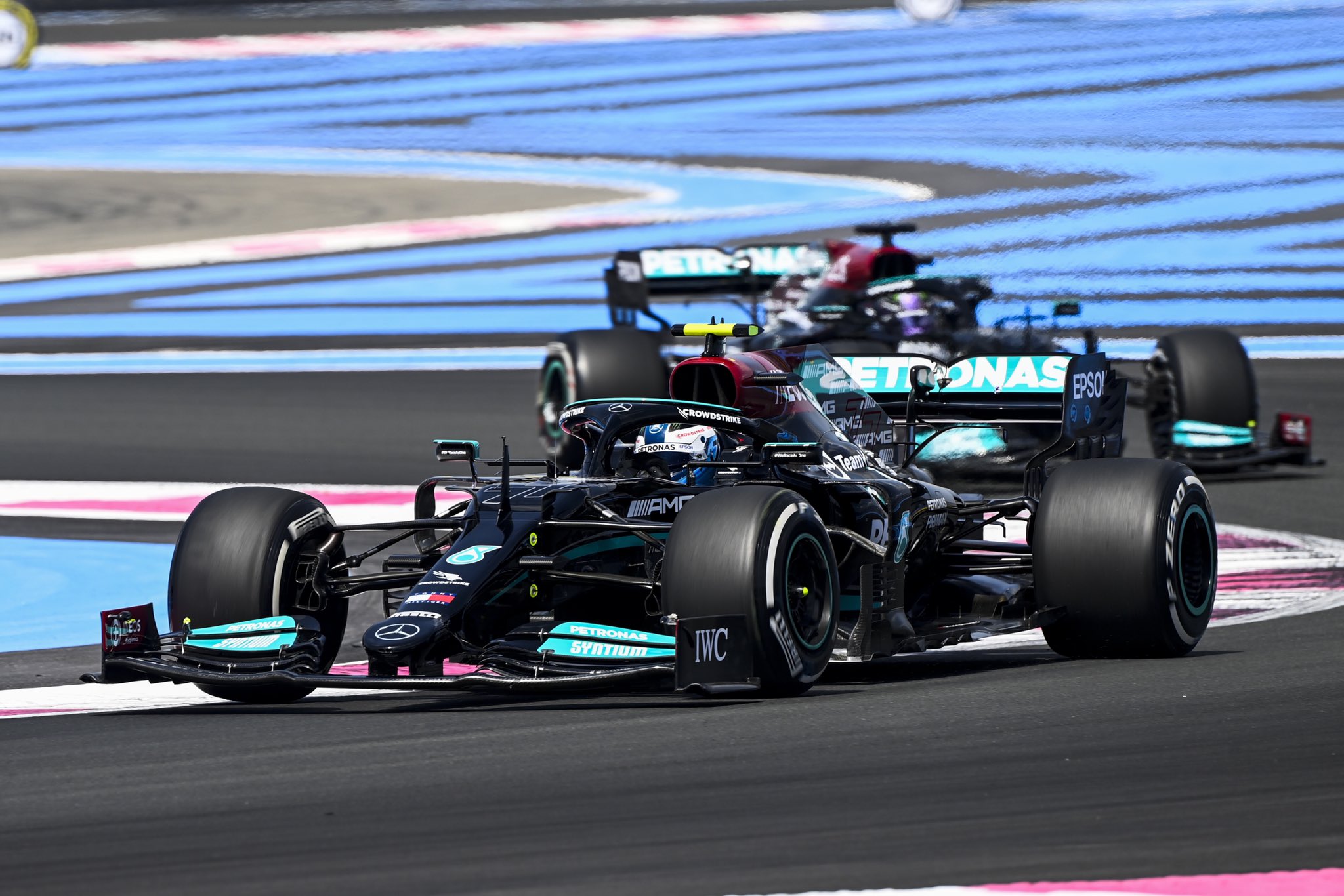 Mercedes come to their own dominant ways at French GP practice session