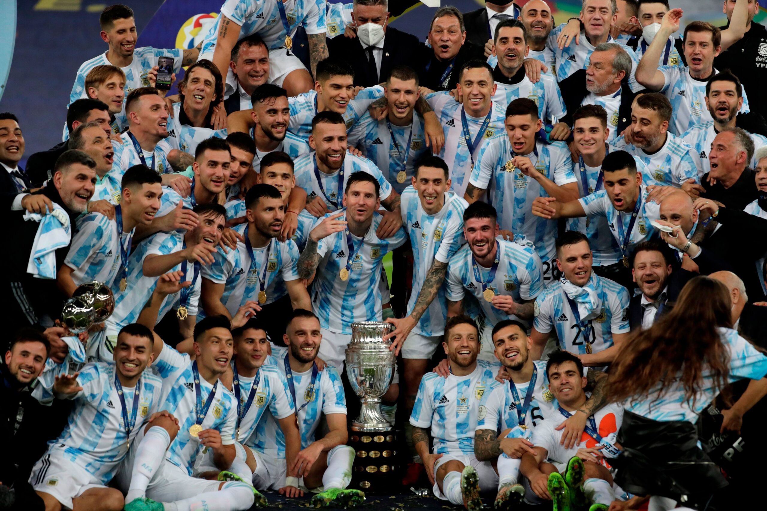Argentina wins Copa America after defeating Brazil 1 0 in the finals