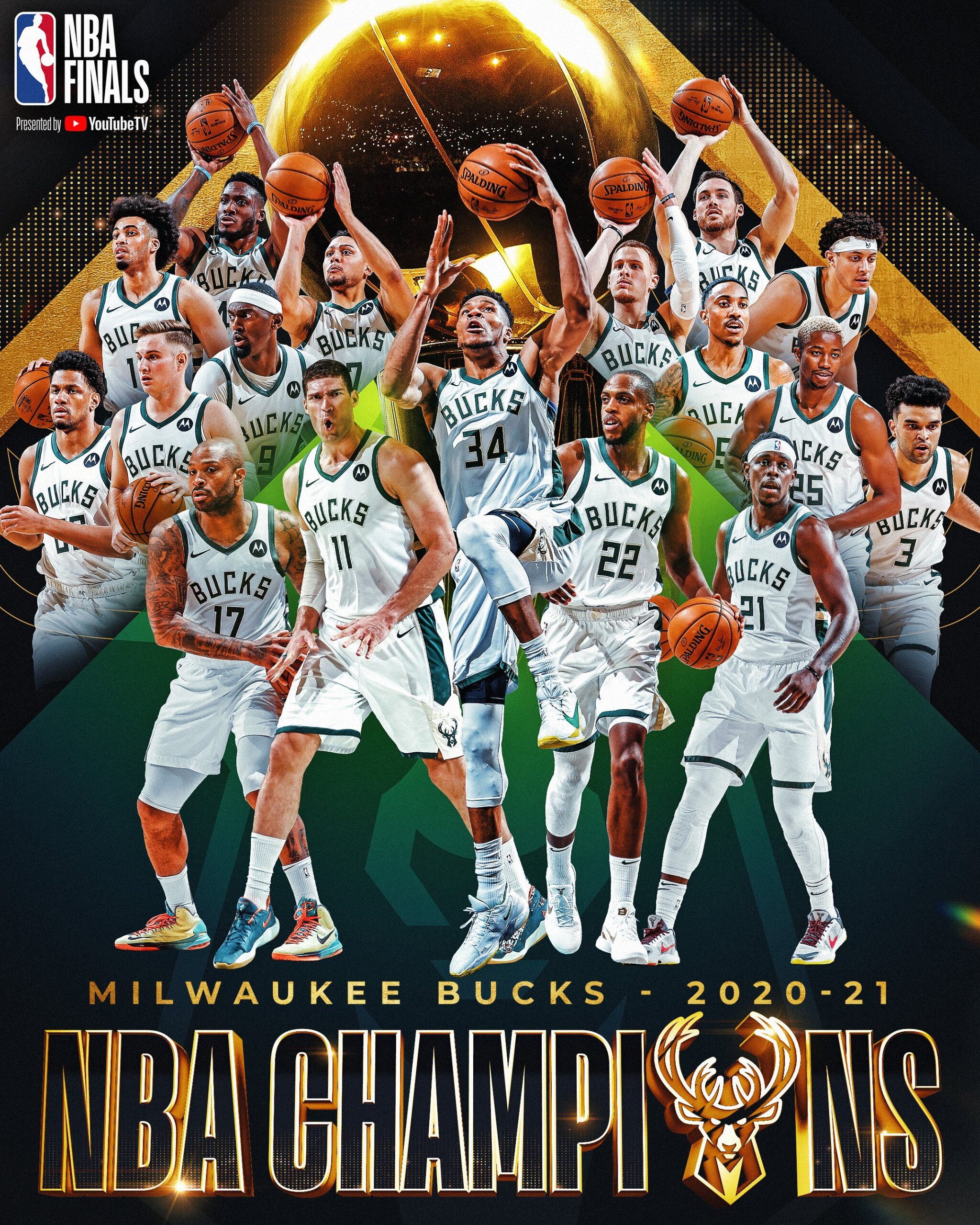 Bucks wins 2021 Championship after defeating Suns 105-98 in Game 6