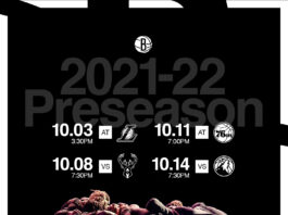 Brooklyn Nets pre-season schedule