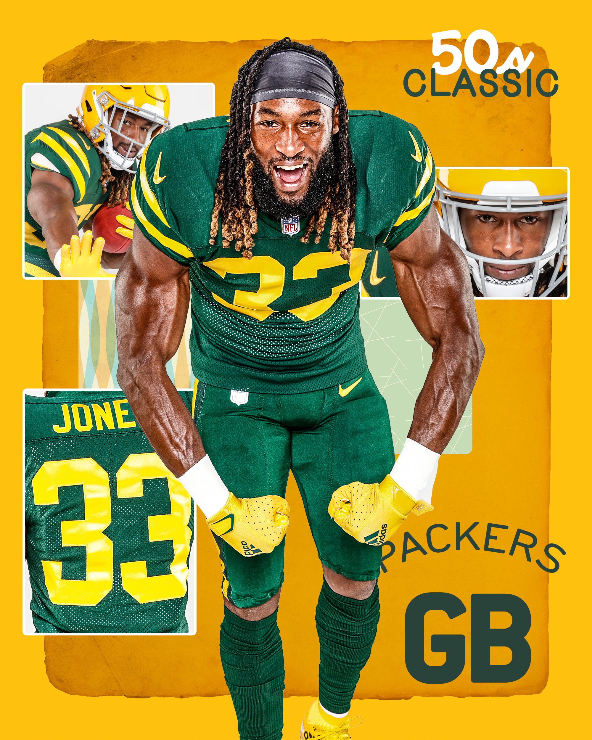 SLIDESHOW: Packers look to the 50′s for new jerseys