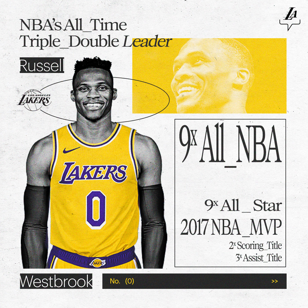 Lakers introduce Russell Westbrook