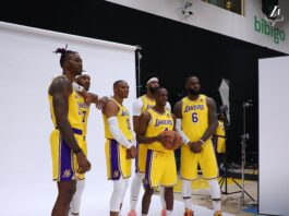 Lakers Media Day team photo