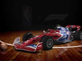F1 and NBA collaborates to promote content and NBA 75th anniversary