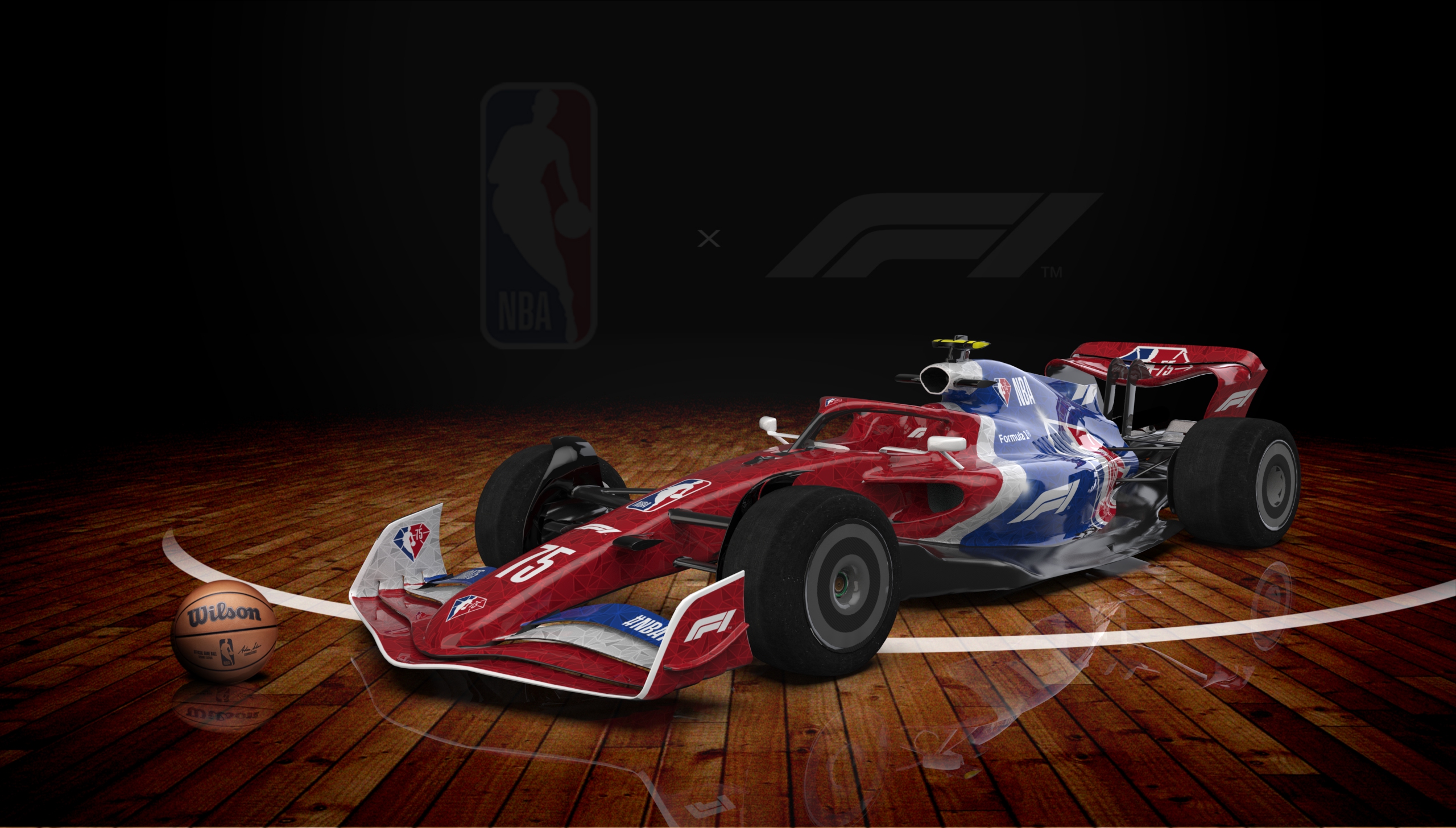 F1 and NBA collaborates to promote content and NBA 75th anniversary