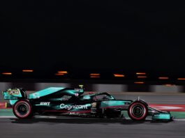 Vettel under lights in Qatar GP Practice