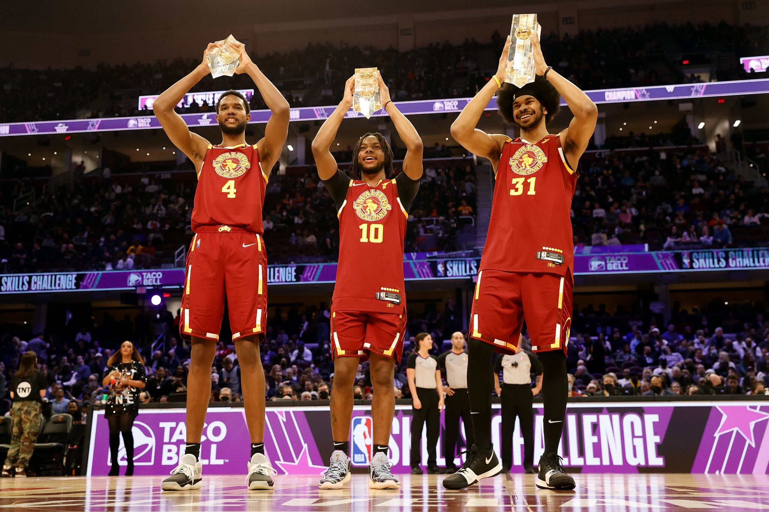 Team Cavs wins 2022 NBA All-star Skills Challenge