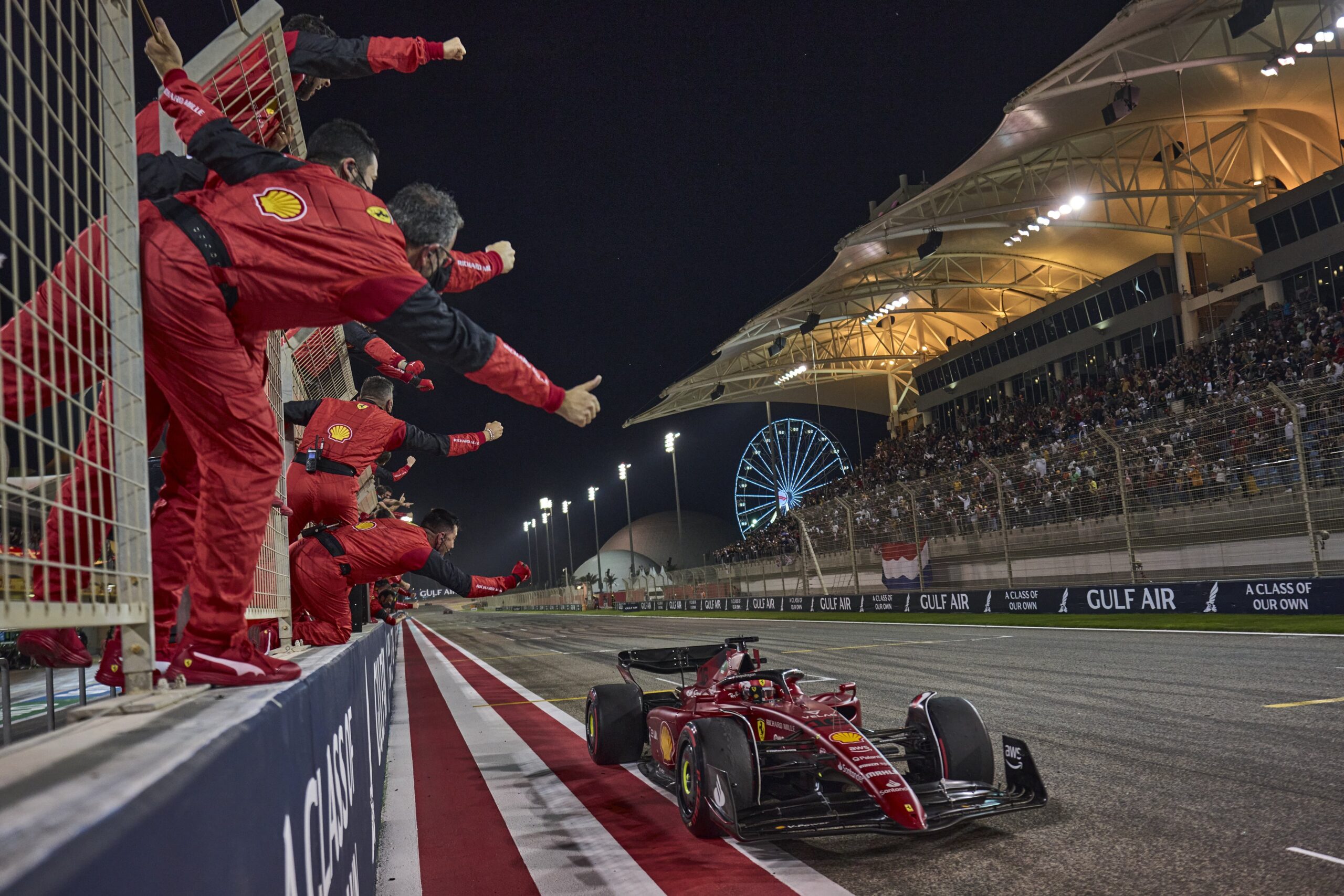 Charles Leclerc wins 2022 Bahrain GP