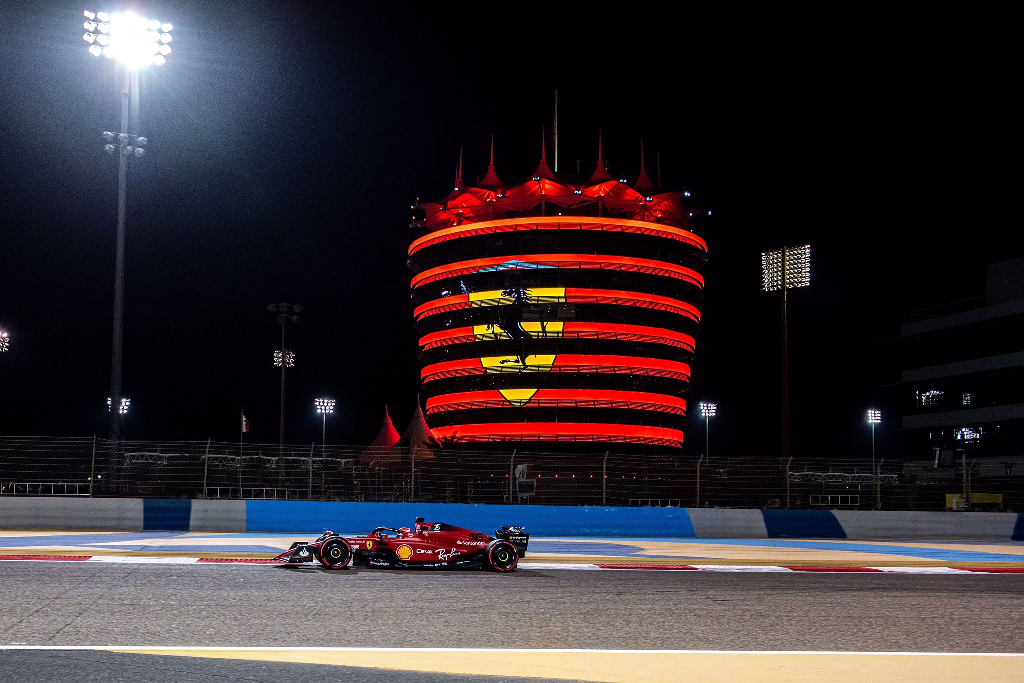 Ferrari shows impressive pace in 2022 Bahrain GP Practice session