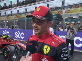 Leclerc post qualifying reaction