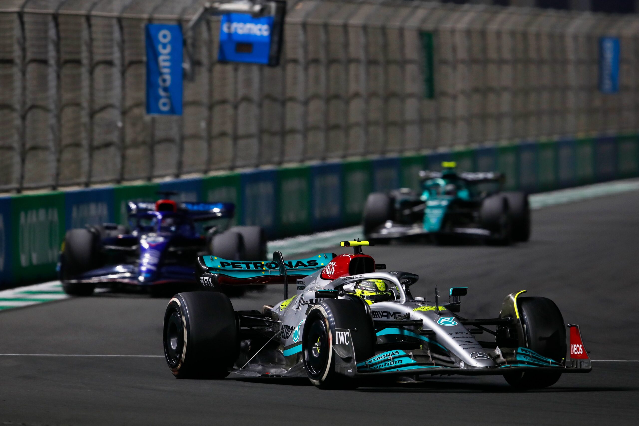 Lewis Hamilton struggled in the race