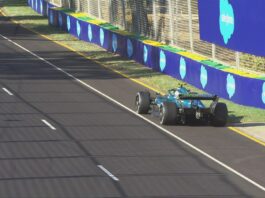 Vettel stopped the car on Lap 28