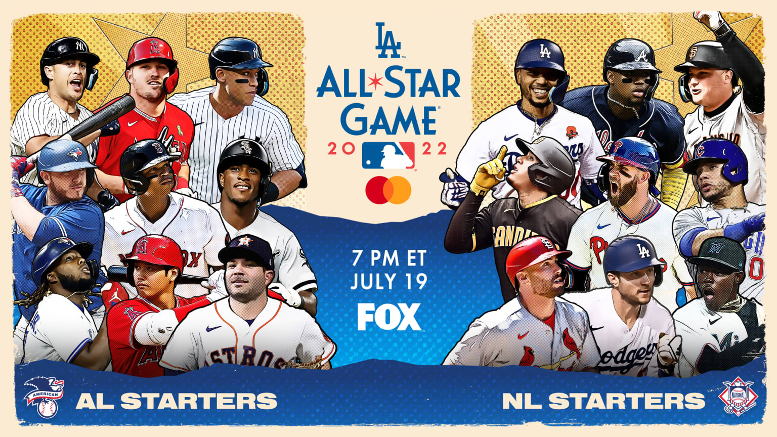 2022 MLB all-star rosters
